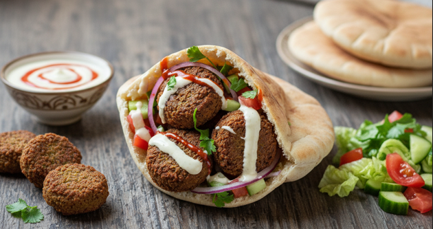 Easy Homemade Falafel Pockets