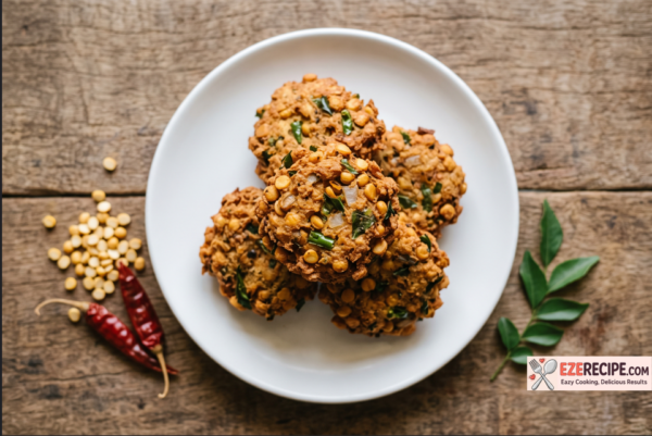 Crispy Masala Vadai ( Paruppu Vadai)