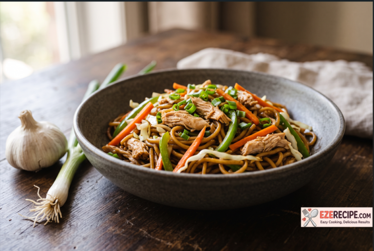 Chicken Hakka Noodles (Restaurant Style)